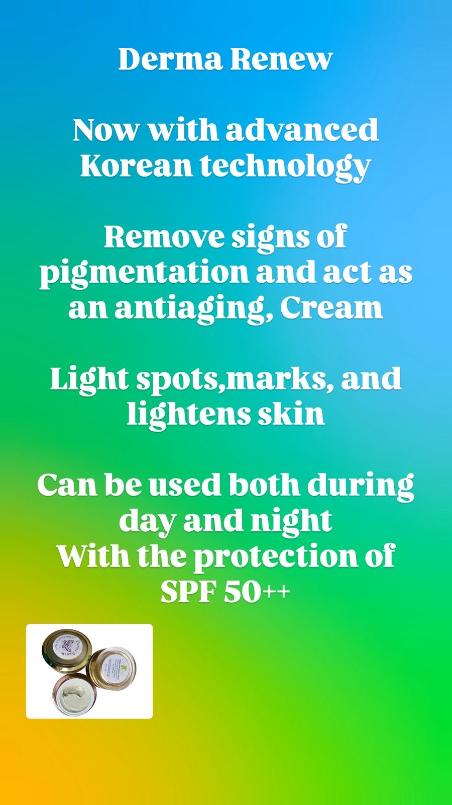 Derma Renew - (Best skin whitening formula with advanced Korean technology)