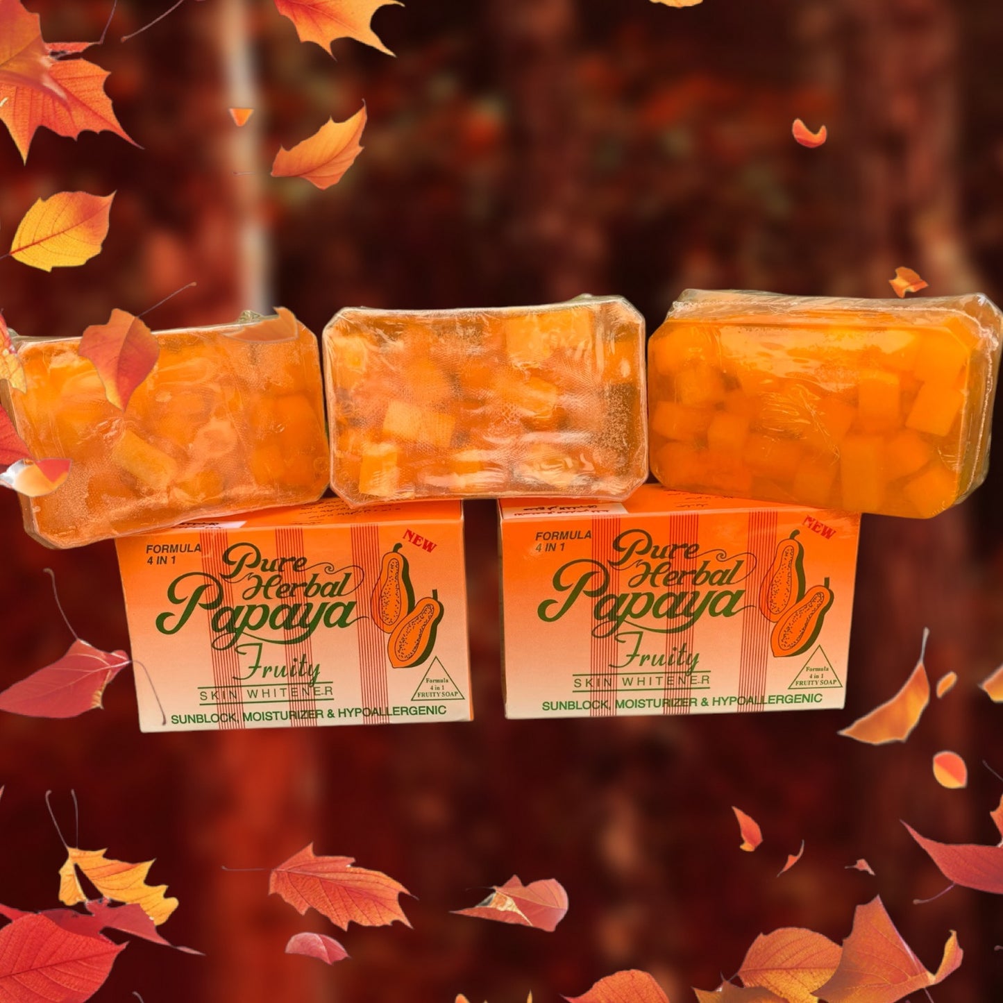Pure Herbal Fruity papaya soap - (Advanced Foaming cleanser)