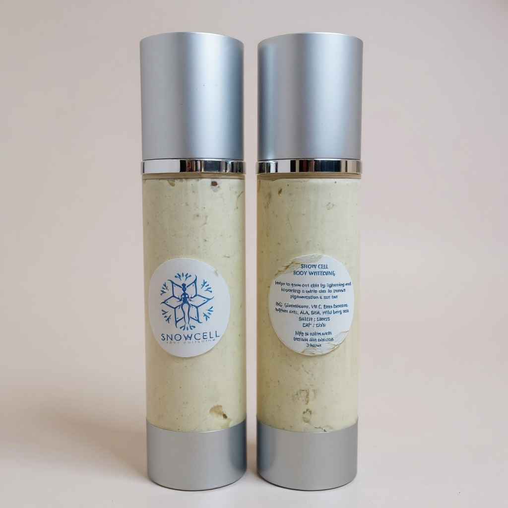 Snowcell Body whitening cream - Best solution for dark patches on hands and legs. Provides brightening and whitening effects