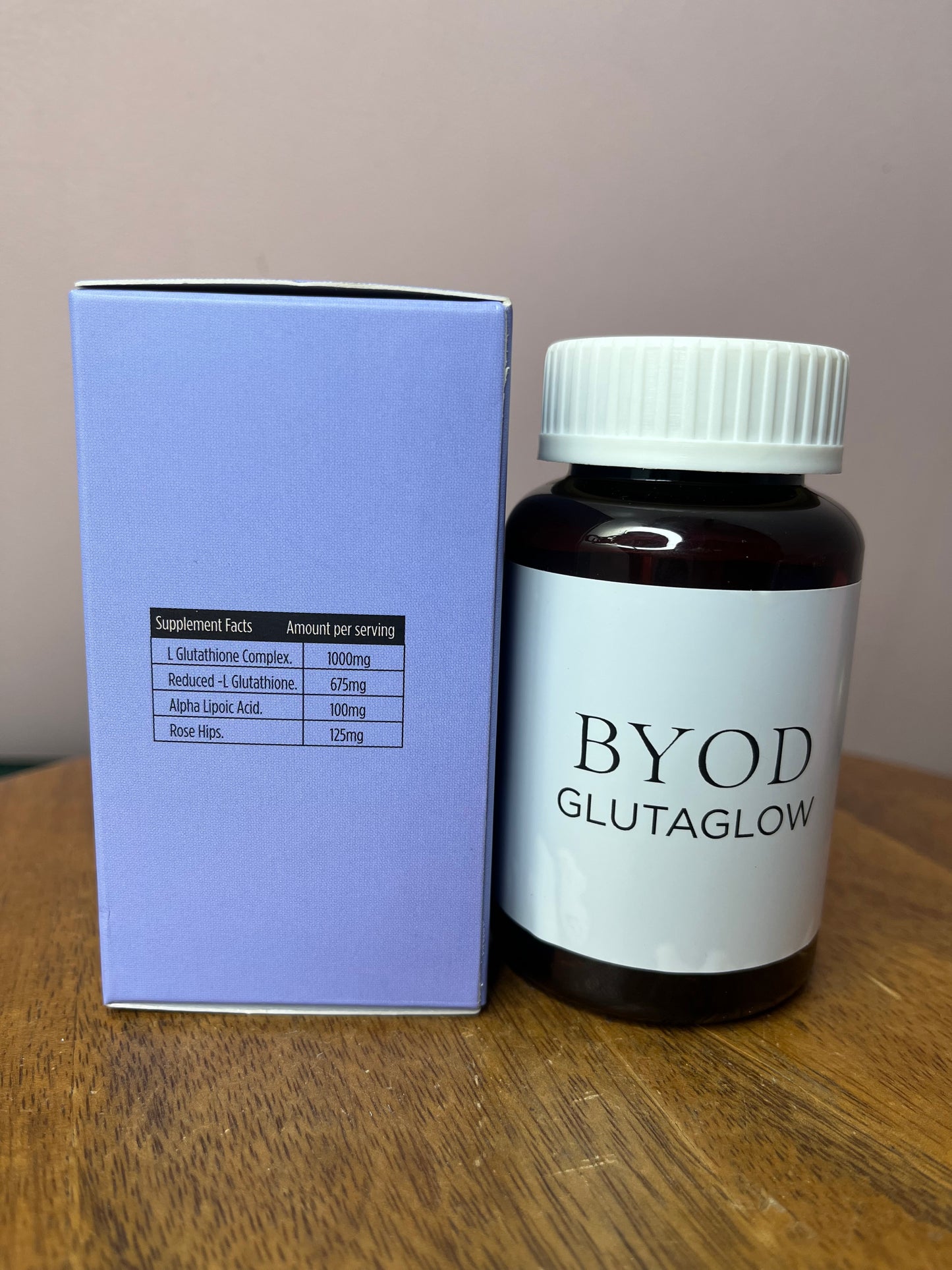BYOD Glutaglow capsules