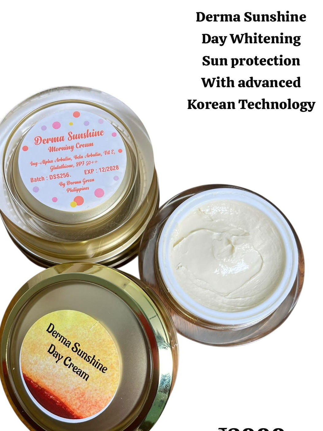 Derma Sunshine Cream - (Advanced whitening cream with spf 50++ with advanced Korean technology)