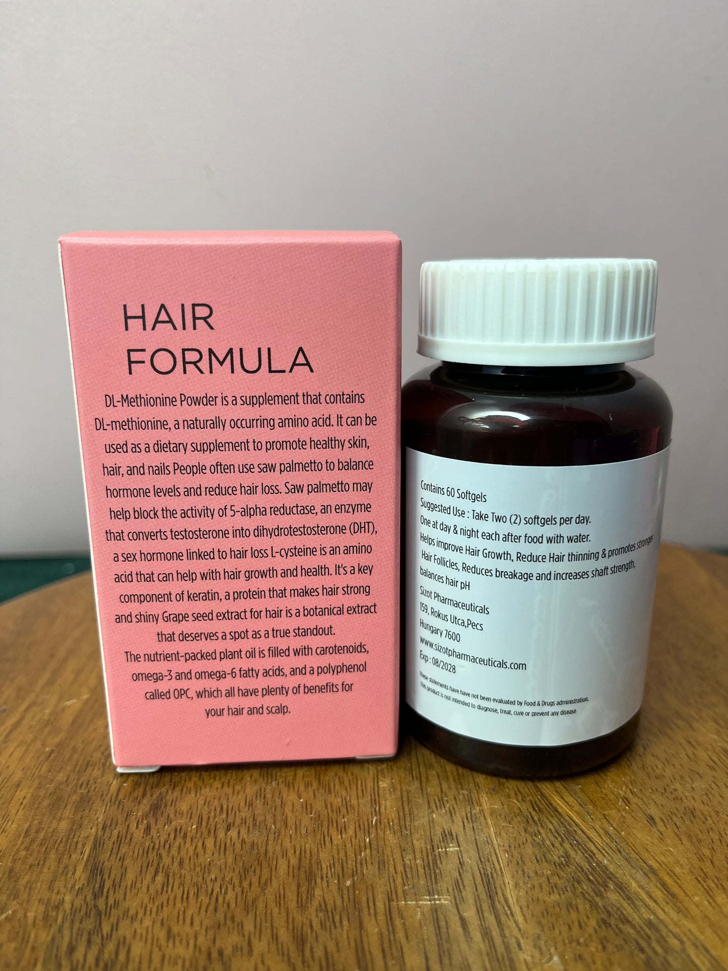 BYOD Hair Formula Capsules(60 capsules) - Makes the roots stronger and gives smooth and shiny hair