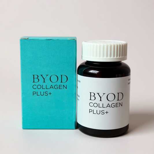 BYOD Collagen Plus capsules(60 capsules)- Best collagen capsules for skin whitening and brighter and smoother skin.