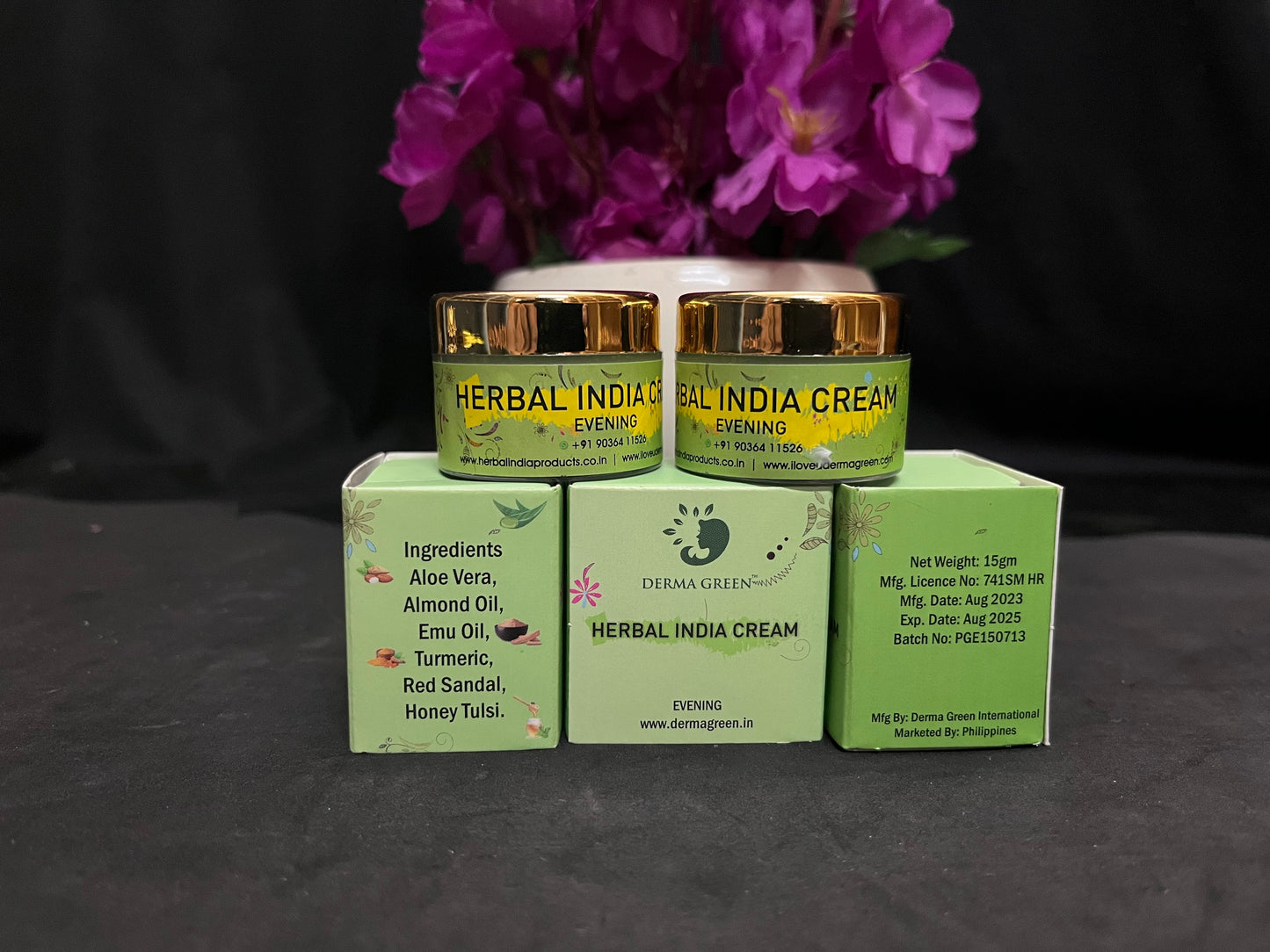 Herbal India Day and Night Cream - (Radiance pearl glow creams with super whitening effects)