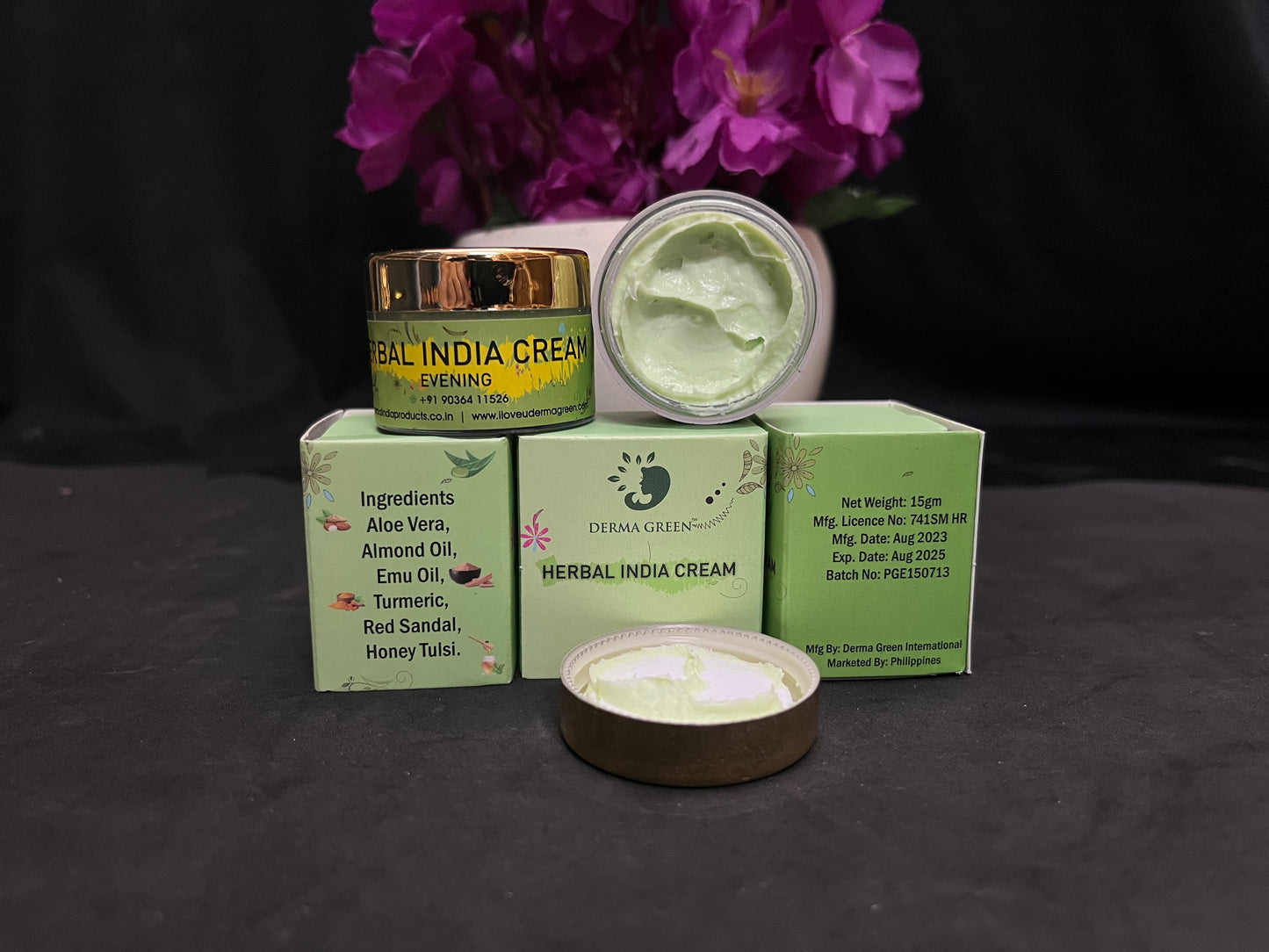 Herbal India Day and Night Cream - (Radiance pearl glow creams with super whitening effects)