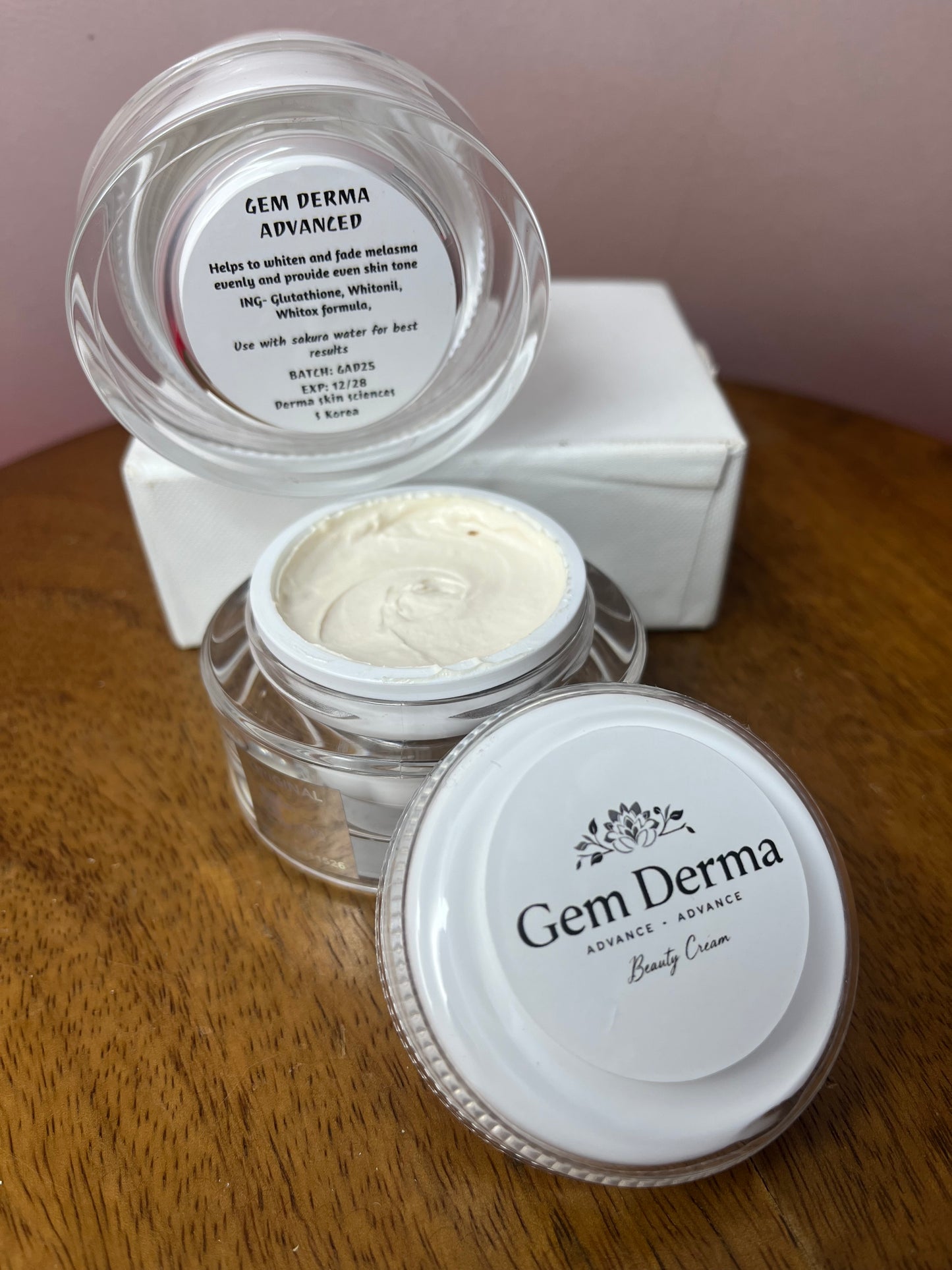 Gem Derma advanced - Best and advanced whitening cream - Improves skin texture and removes discoloration