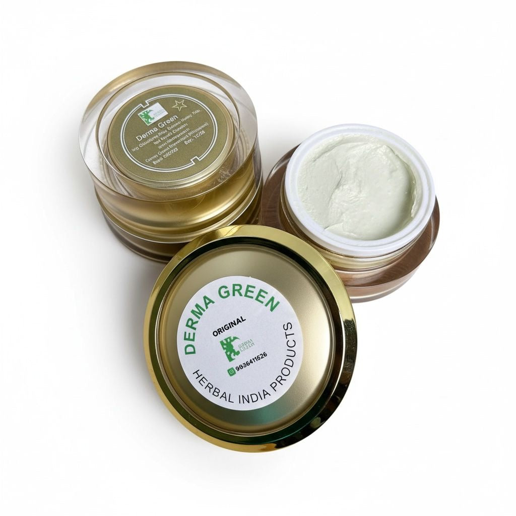 Derma Green - (Best skin whitening cream- A starter pack)- suitable for all skin types with advanced Korean technology)