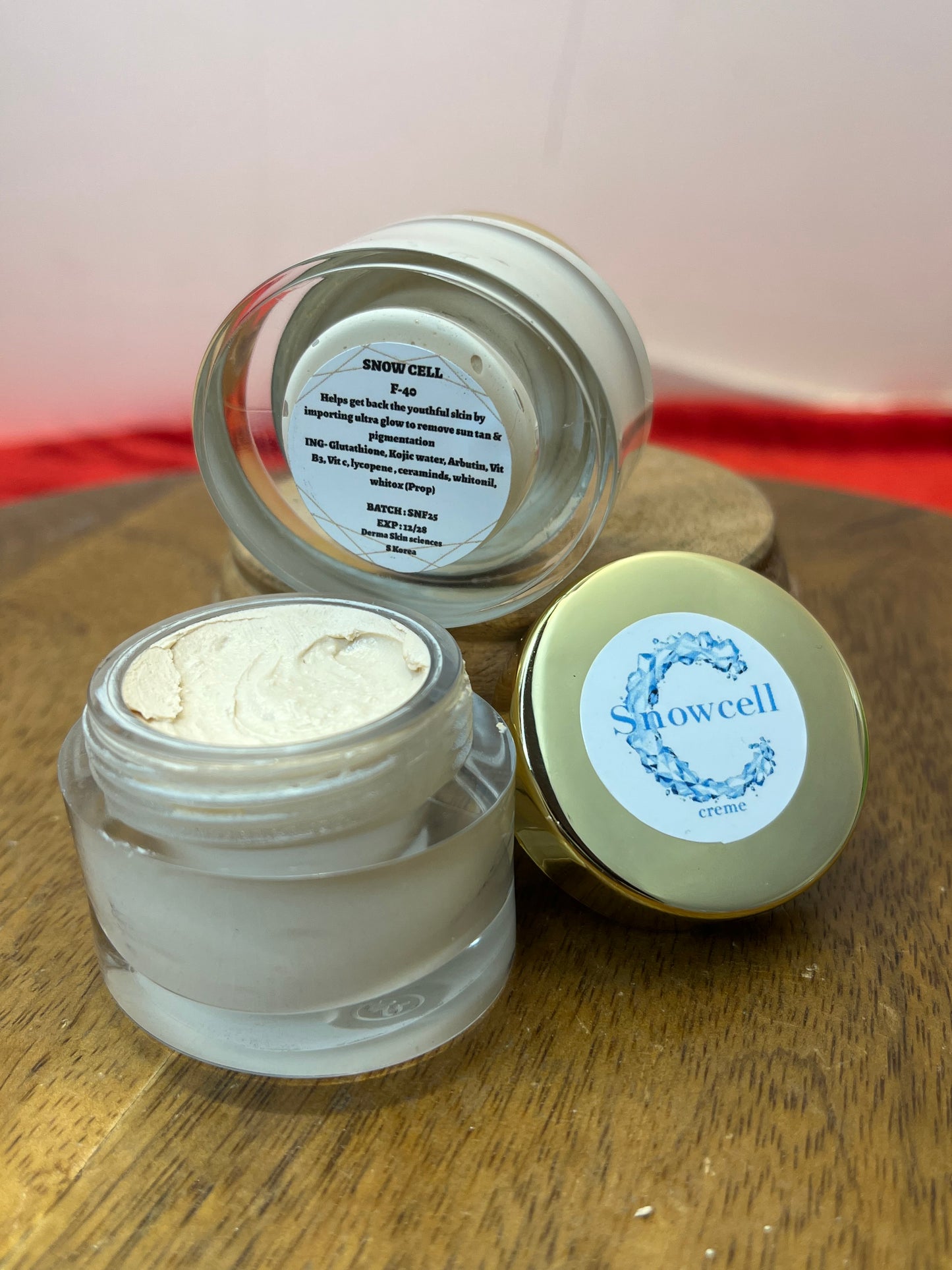 Snowcell F-40 cream - Best Korean skin whitening cream with rich 40 formula