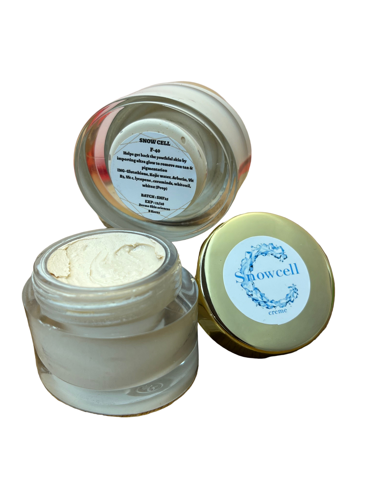 Snowcell F-40 cream - Best Korean skin whitening cream with rich 40 formula