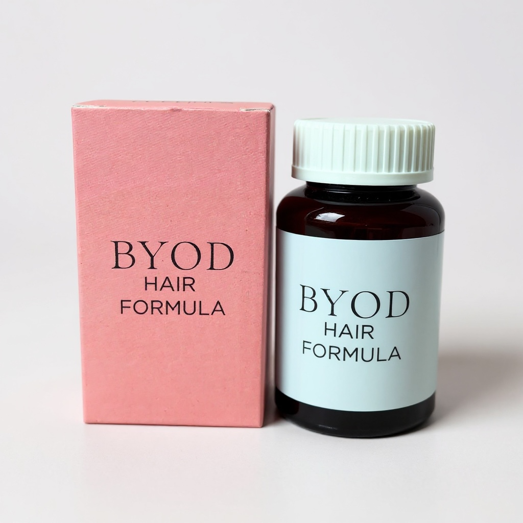 BYOD Hair Formula Capsules(60 capsules) - Makes the roots stronger and gives smooth and shiny hair