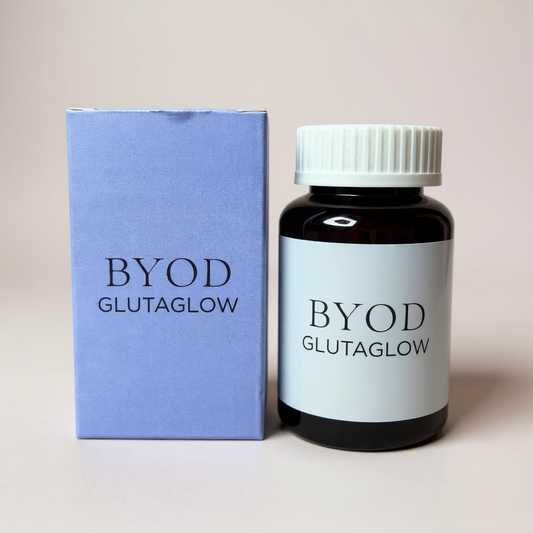 BYOD Glutaglow capsules(60 capsules) - Glutathione capsules for lighter and brighter skin.