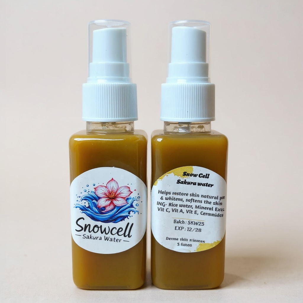 Snowcell Sakura water - Hydrating Toner Mist - Keeps you skin soft and fades dullness