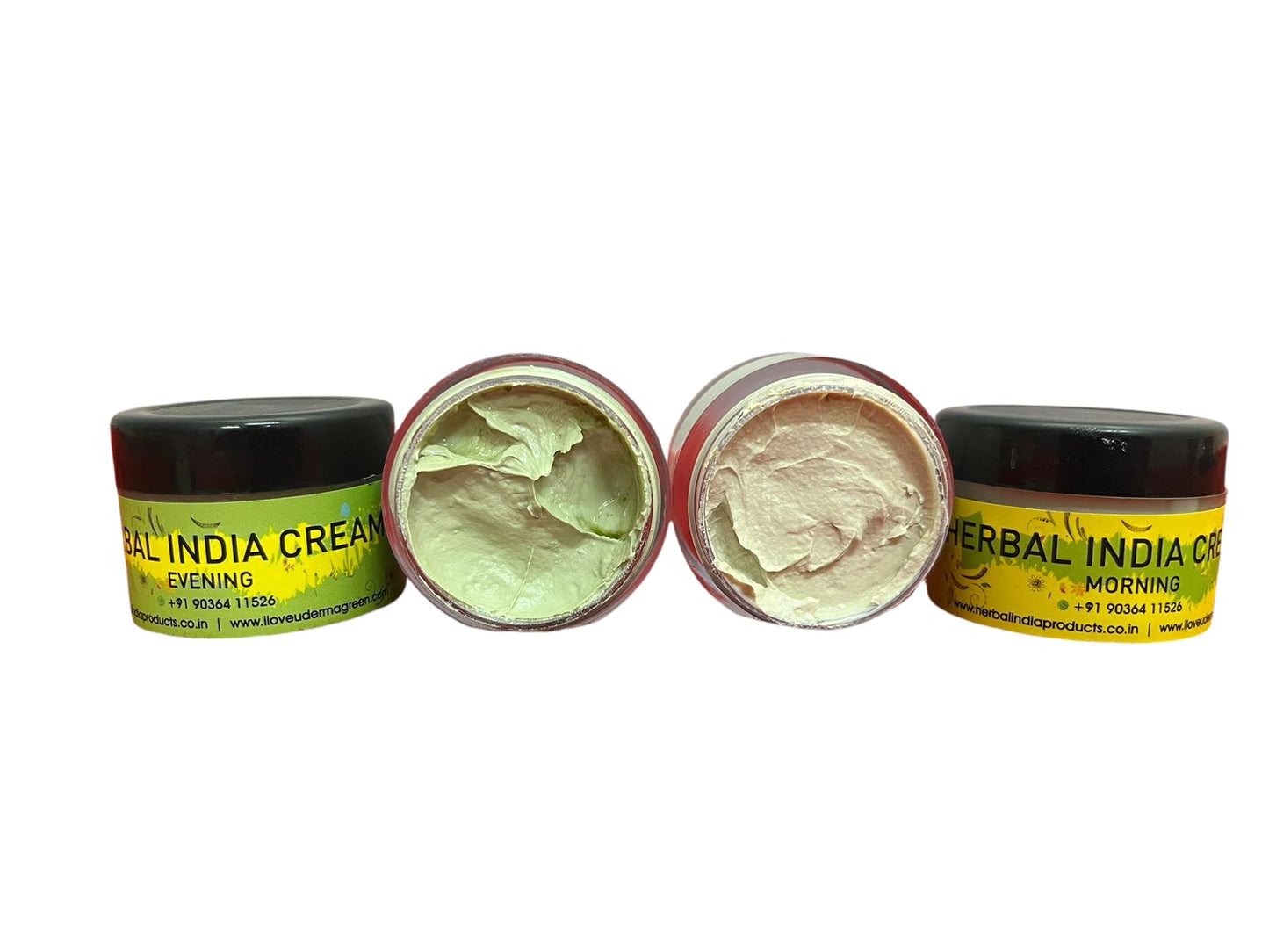 Herbal India Day and Night Cream - (Radiance pearl glow creams with super whitening effects)